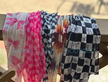 Double Pink Checkered Mesh Top