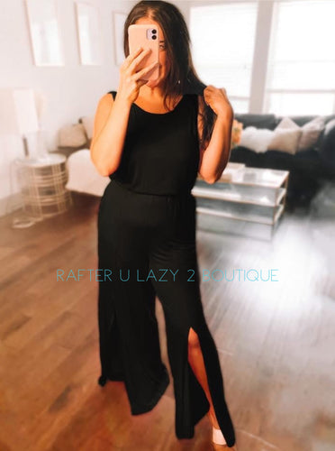 Black Tank Jumpsuit