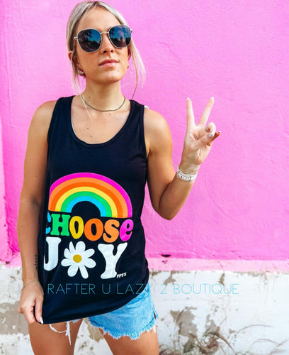 Choose Joy Tank - Black