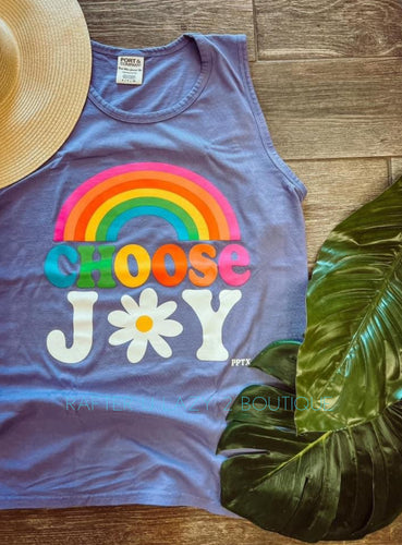 Choose Joy Tank - Violet