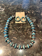 Turquoise Clay Chip Necklace