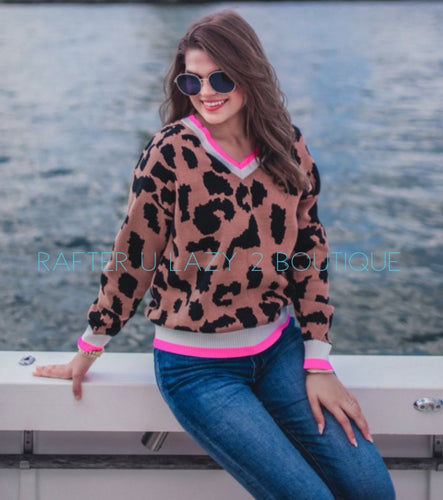 Rory Leopard Sweater