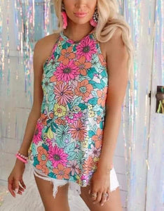 Spring Floral Tank