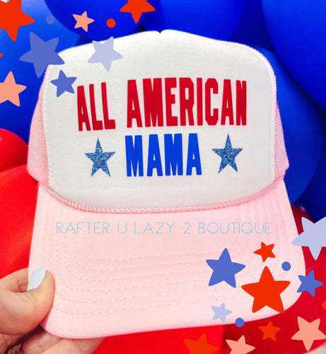 All American Mama Trucker Cap