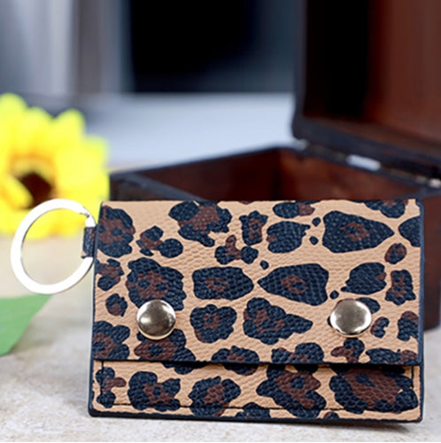Classic Leopard Card/Coin Purse