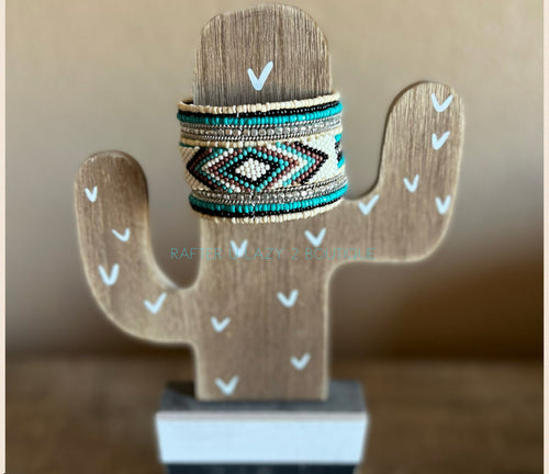 Seed Bead Cuff Bracelet