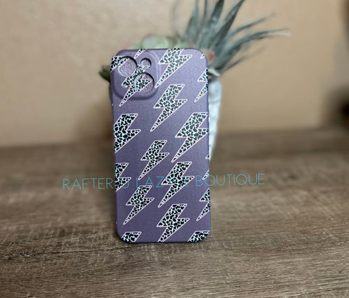 Cheetah Lightning Bolt iPhone 13 Case