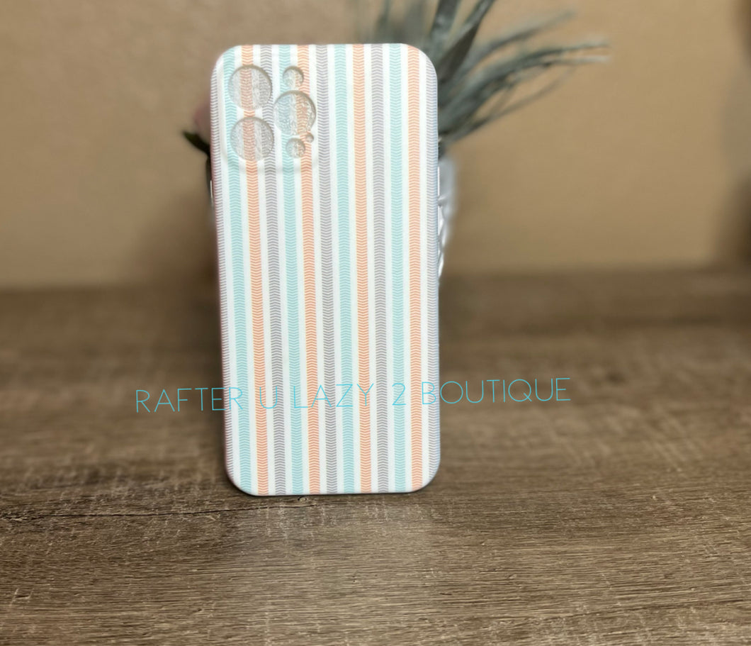 Pastel Striped iPhone Case