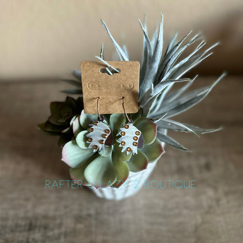 Metal Chief Rhinestone Earrings