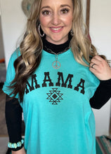 Aztec Mama Tee - Turquoise